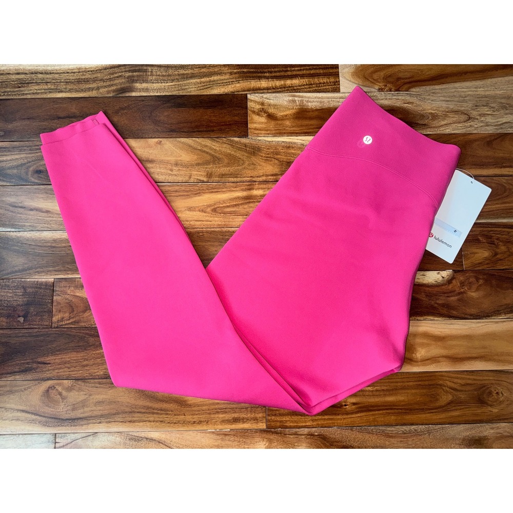 Lululemon Glow Up HR Tight 28" Raspverry Coulis Leggings Size 14